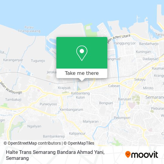 Halte Trans Semarang Bandara Ahmad Yani map