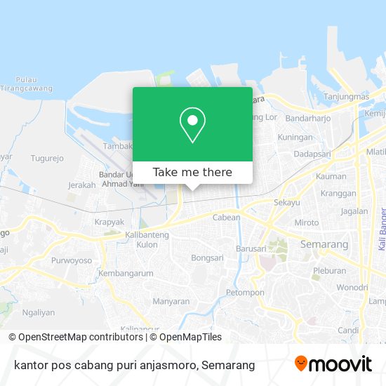 kantor pos cabang puri anjasmoro map