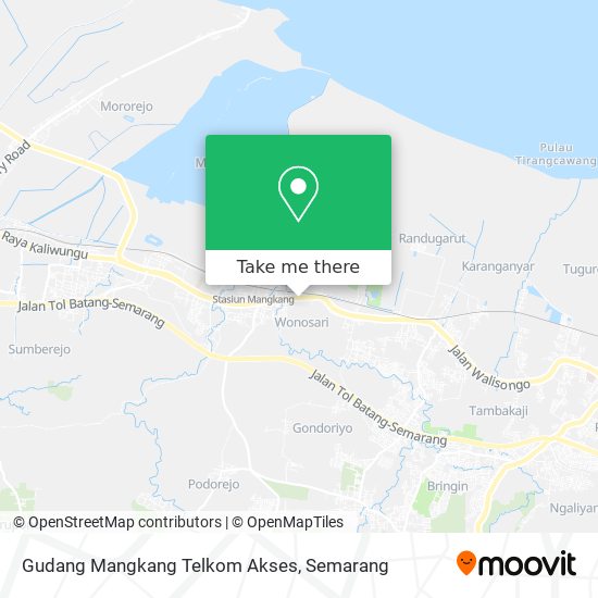 Gudang Mangkang Telkom Akses map