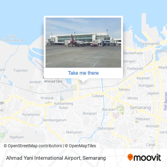 Ahmad Yani International Airport map