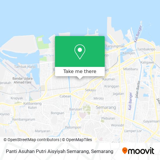 Panti Asuhan Putri Aisyiyah Semarang map