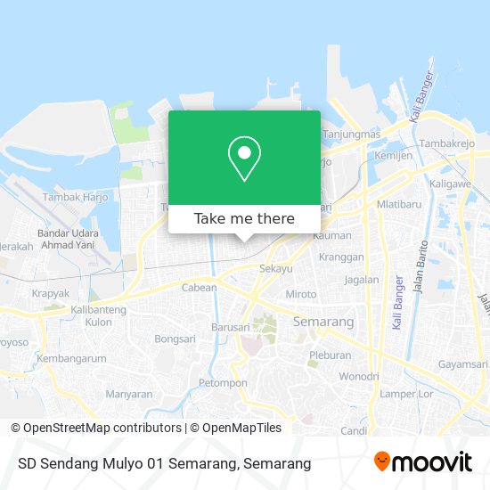 SD Sendang Mulyo 01 Semarang map