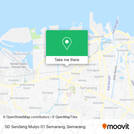 SD Sendang Mulyo 01 Semarang map
