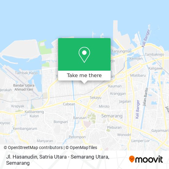 Jl. Hasanudin, Satria Utara - Semarang Utara map