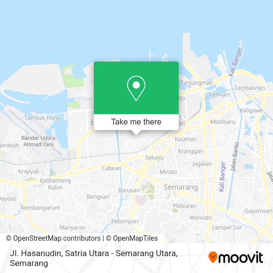 Jl. Hasanudin, Satria Utara - Semarang Utara map