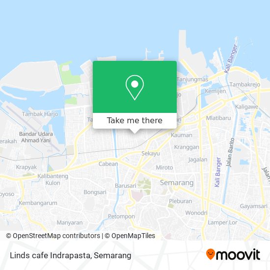 Linds cafe Indrapasta map