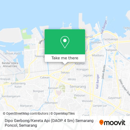 Dipo Gerbong / Kereta Api (DAOP 4 Sm) Semarang Poncol map