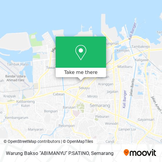 Warung Bakso "ABIMANYU" P.SATINO map