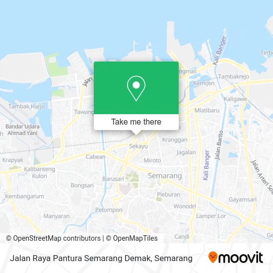 Jalan Raya Pantura Semarang Demak map