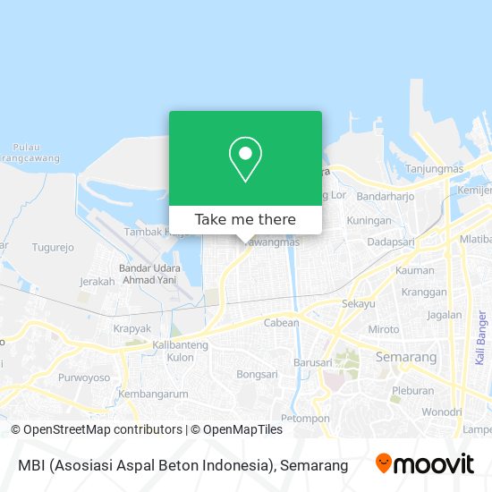 MBI (Asosiasi Aspal Beton Indonesia) map