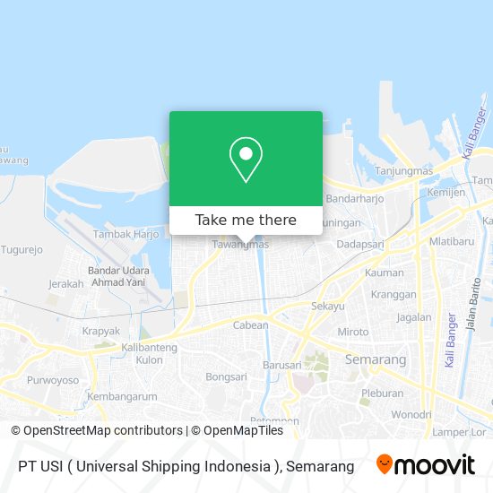 PT USI ( Universal Shipping Indonesia ) map