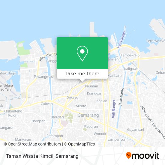 Taman Wisata Kimcil map