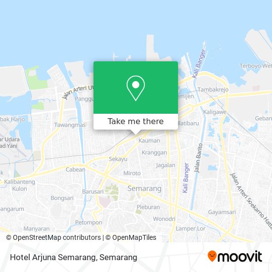 Hotel Arjuna Semarang map