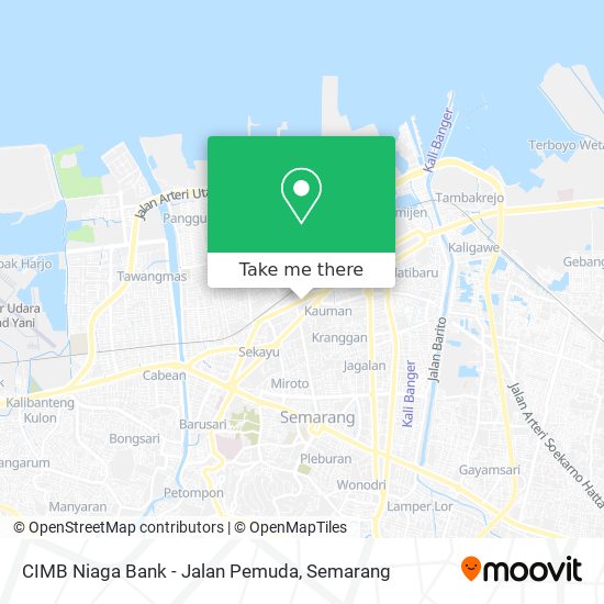 CIMB Niaga Bank - Jalan Pemuda map
