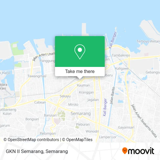 GKN II Semarang map