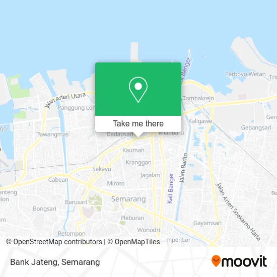 Bank Jateng map