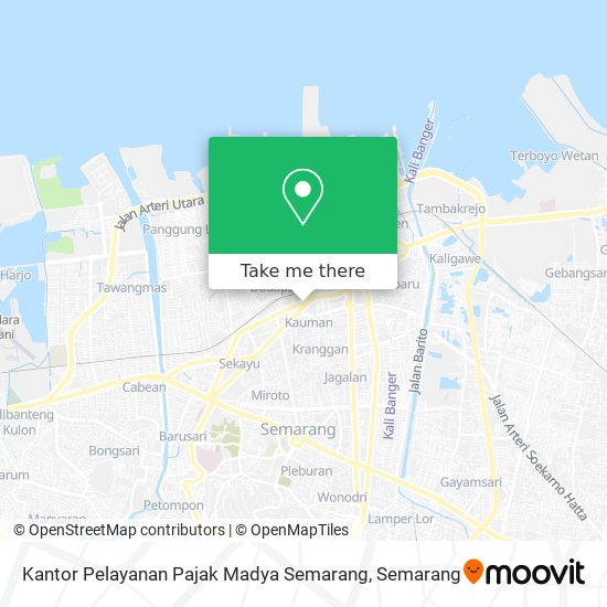 Kantor Pelayanan Pajak Madya Semarang map