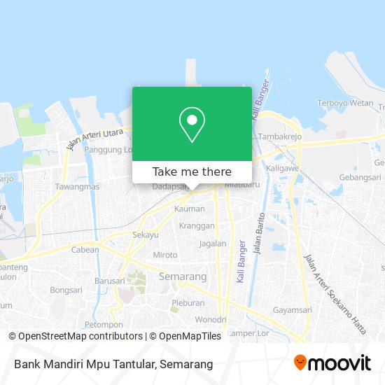 Bank Mandiri Mpu Tantular map