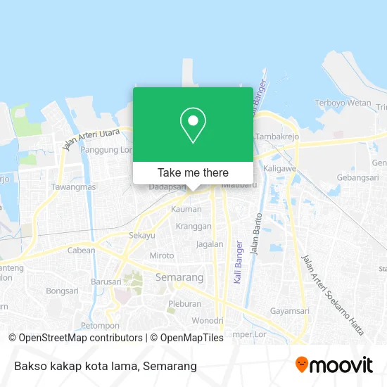 Bakso kakap kota lama map