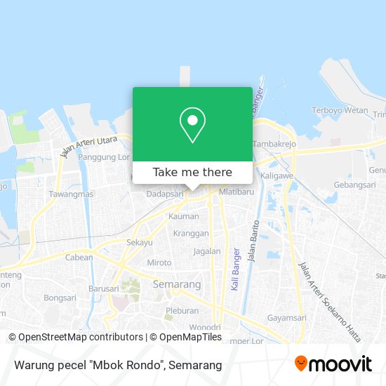 Warung pecel "Mbok Rondo" map