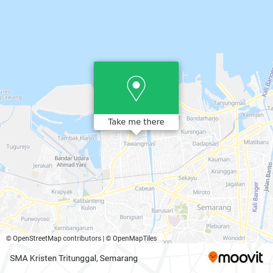 SMA Kristen Tritunggal map