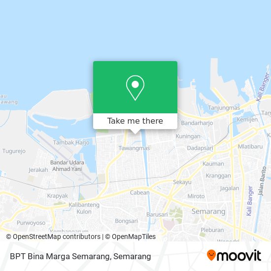 BPT Bina Marga Semarang map