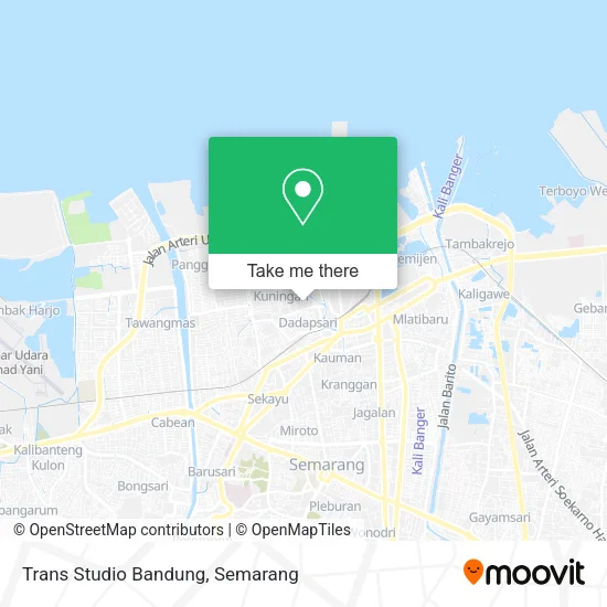 Trans Studio Bandung map