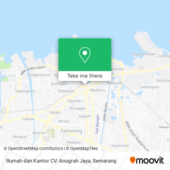 Rumah dan Kantor CV. Anugrah Jaya map