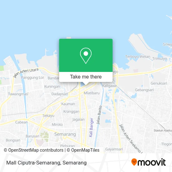 Mall Ciputra-Semarang map