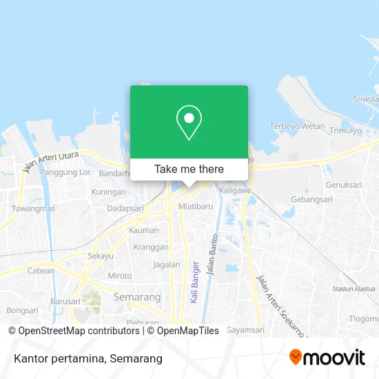 Kantor pertamina map