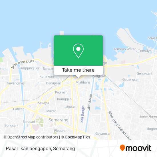 Pasar ikan pengapon map