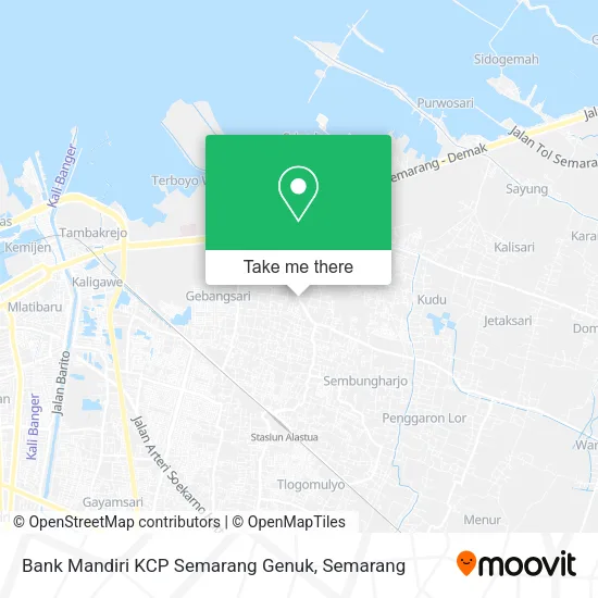 Bank Mandiri KCP Semarang Genuk map