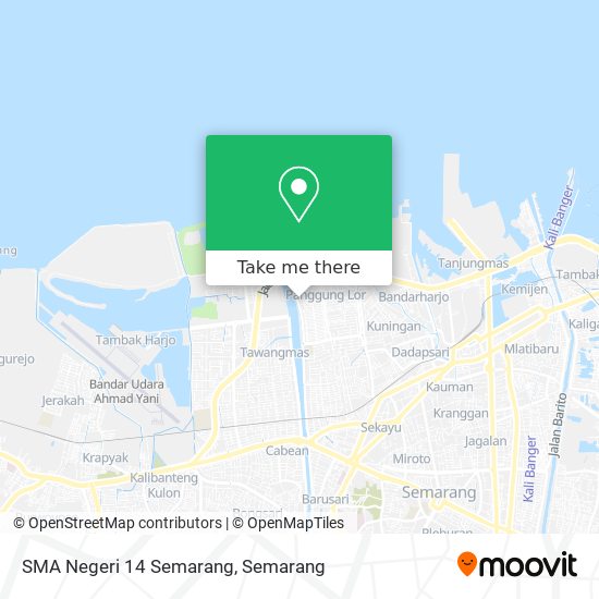 SMA Negeri 14 Semarang map