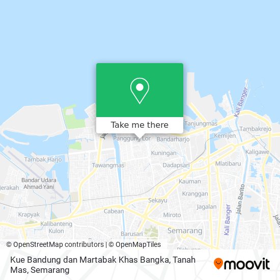 Kue Bandung dan Martabak Khas Bangka, Tanah Mas map