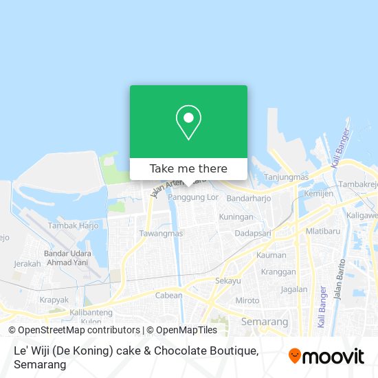 Le' Wiji (De Koning) cake & Chocolate Boutique map