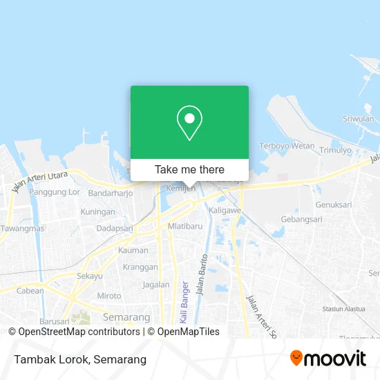 Tambak Lorok map