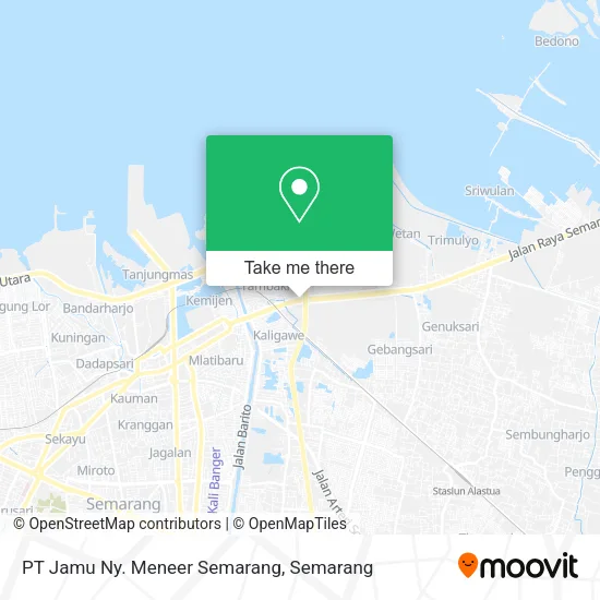 PT Jamu Ny. Meneer Semarang map