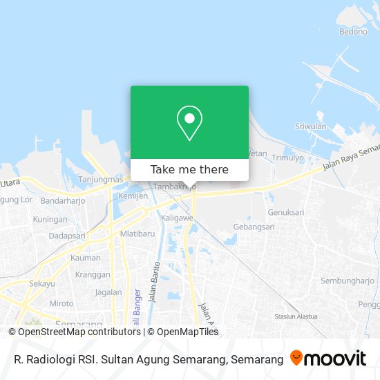 R. Radiologi RSI. Sultan Agung Semarang map