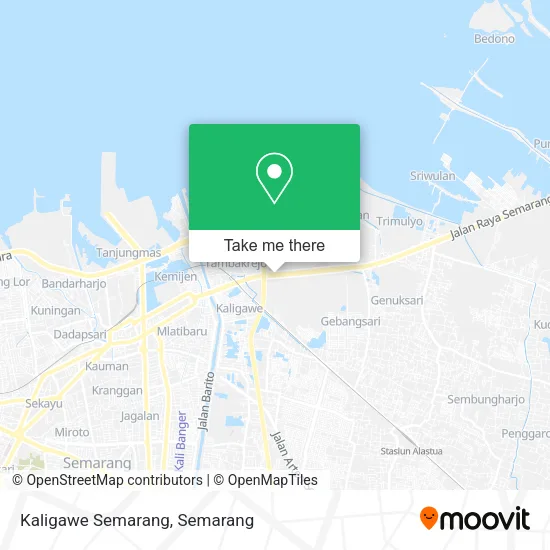 Kaligawe Semarang map