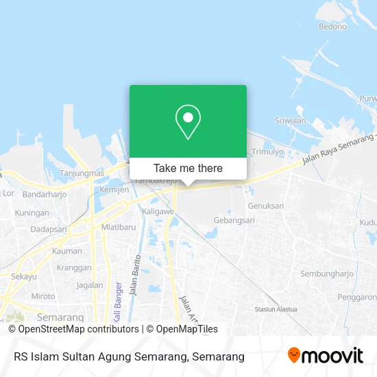 RS Islam Sultan Agung Semarang map