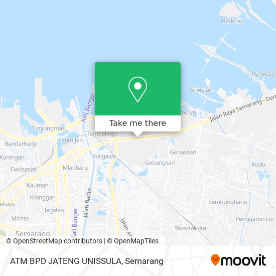 ATM BPD JATENG UNISSULA map