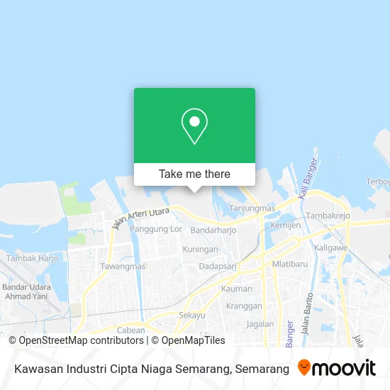 Kawasan Industri Cipta Niaga Semarang map