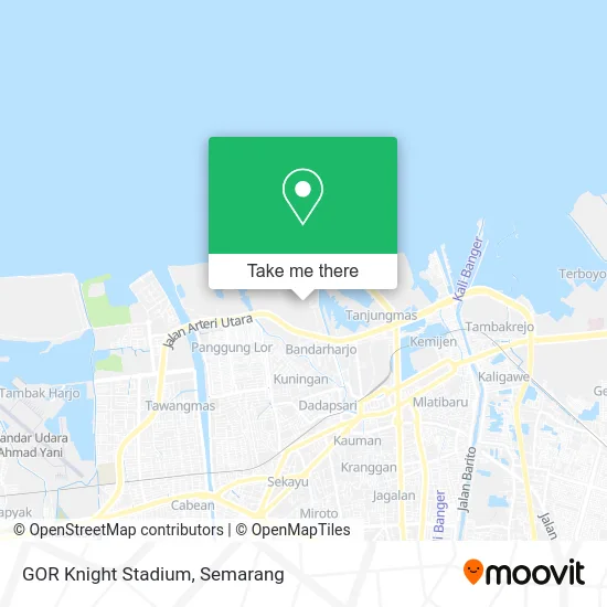 GOR Knight Stadium map