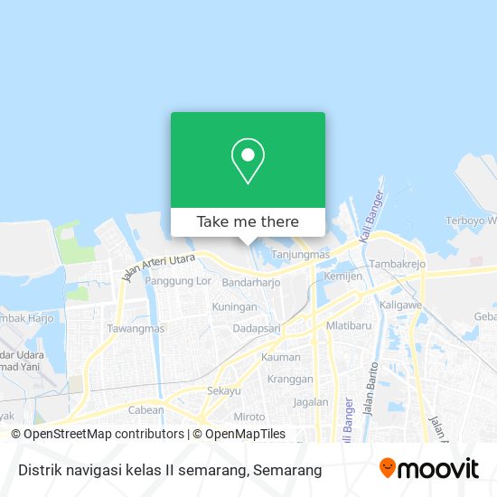 Distrik navigasi kelas II semarang map