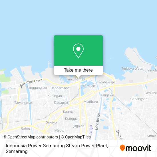 Indonesia Power Semarang Steam Power Plant map