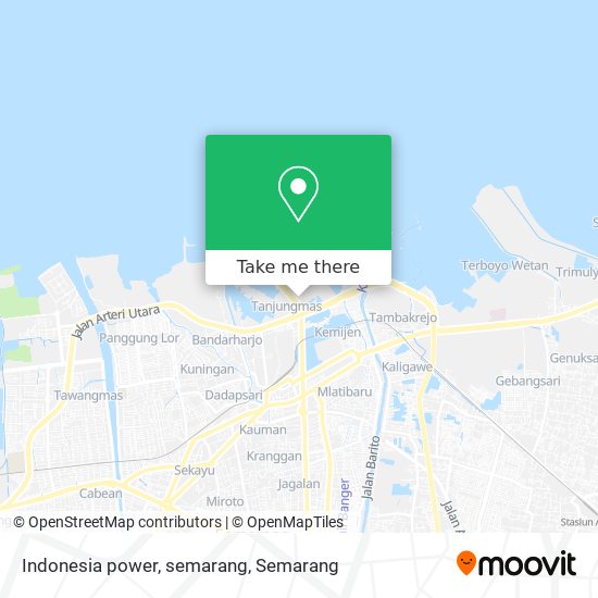 Indonesia power, semarang map