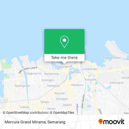 Mercure Grand Mirama map