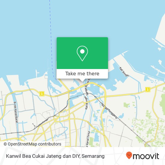 Kanwil Bea Cukai Jateng dan DIY map