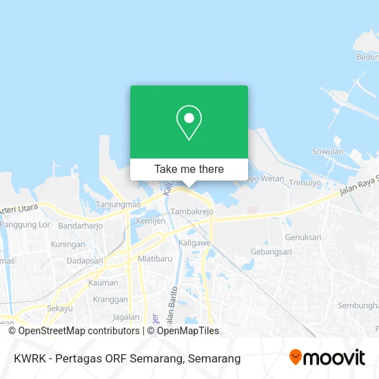 KWRK - Pertagas ORF Semarang map