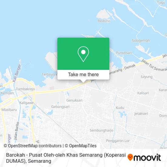 Barokah - Pusat Oleh-oleh Khas Semarang (Koperasi DUMAS) map